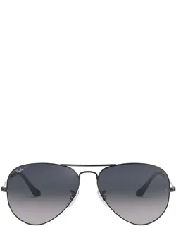 Ray-ban Sunglasses Aviator Grey Metal Italy