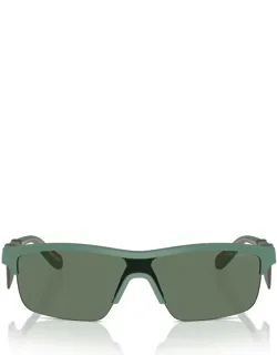 Sunglasses Ea4218 610276 Matte Alpine Green Acetate Italy