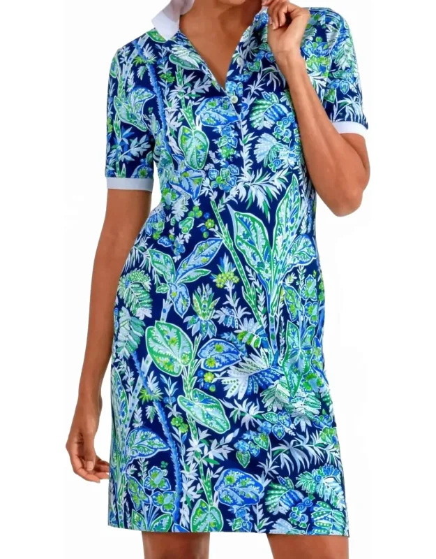 Serve It Up Dress In Vintage Vines