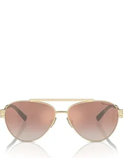Tiffany & Co. Aviator Gold Metal Sunglasses