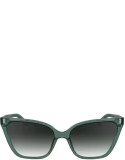 Calvin Klein Sunglasses Cat-eye Green Acetate