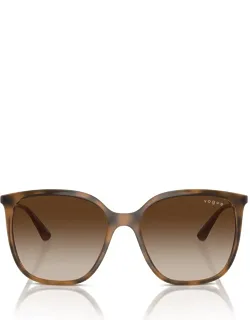 Vogue Eyewear Sunglasses Vo5564s Top Dark Havana / Light Brown Metal/nylon Italy