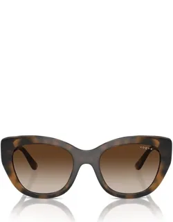 Vogue Eyewear Sunglasses Vo5567s Top Dark Havana / Light Brown Nylon Italy