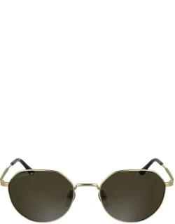 Lacoste Sunglasses Rounded Gold
