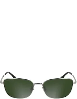 Lacoste Sunglasses Rectangular Grey Metal Italy