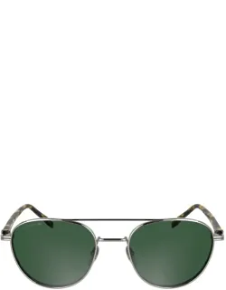 Lacoste Sunglasses Aviator Grey Metal Italy