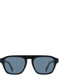 Sunglasses Ps25602s 01 Black Multistripes Acetate Italy