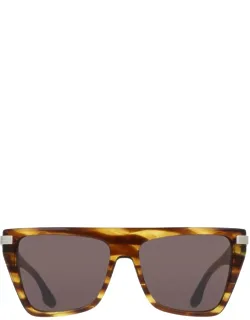 Victoria Beckham Sunglasses Striped Tobacco