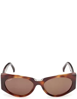 Max Mara Sunglasses Rectangular Acetate Italy