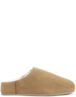Elea Slip-on Slippers With Embossed Stitching And Mutton Lining