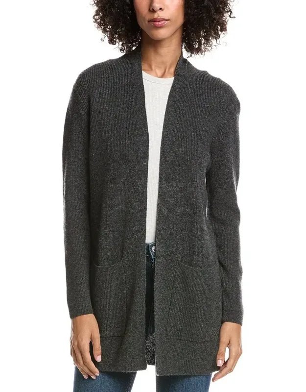 Wool & Cashmere-blend Drape Cardigan