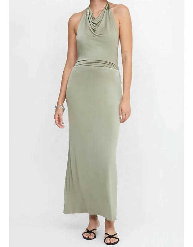 Ariel Halter Maxi Dress
