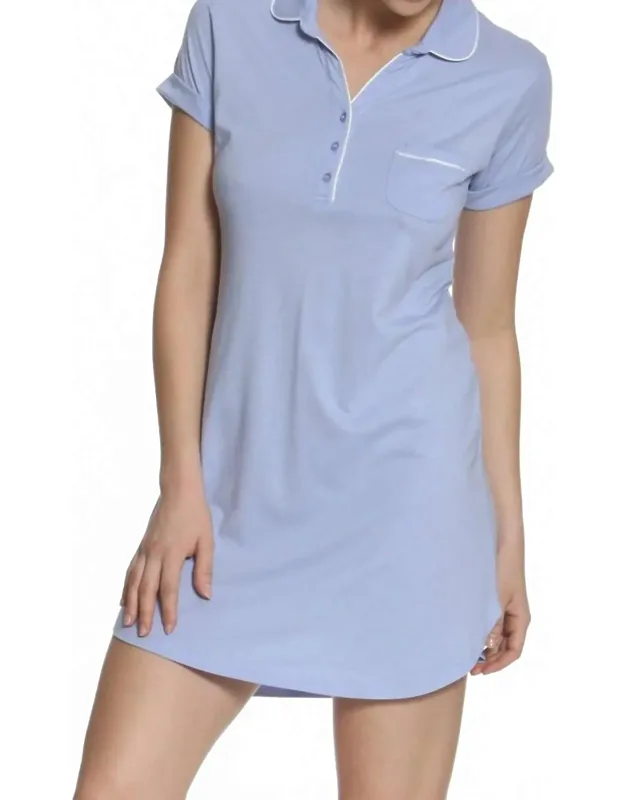 Short Sleeve Pullover Sleepshirt