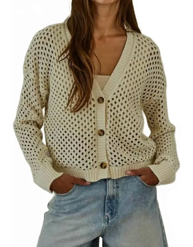 Open Knit Cardigan