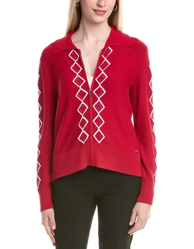 Knit In Diamond Jacket