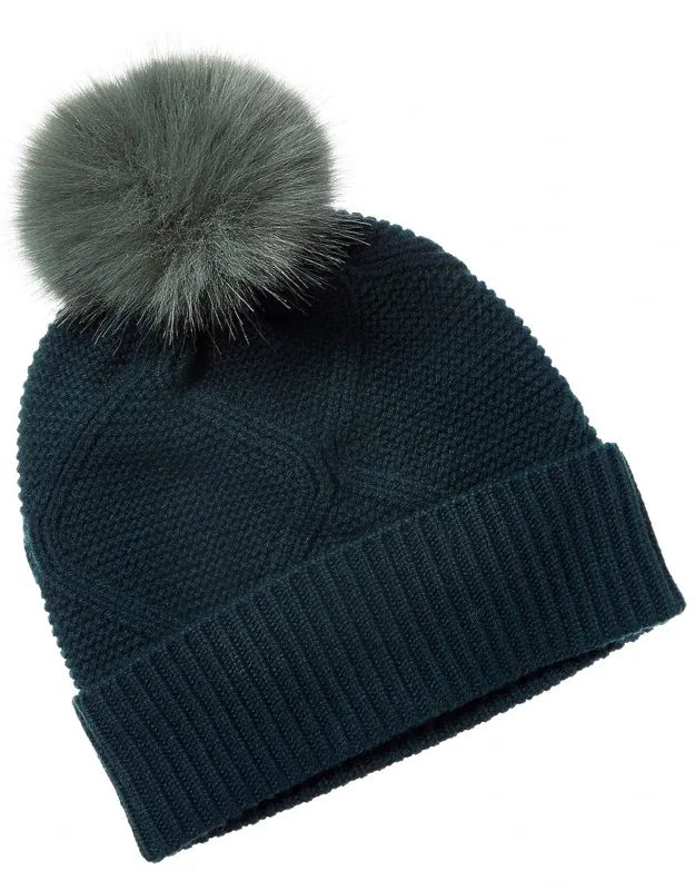 Cashmere Luxe Cable Hat
