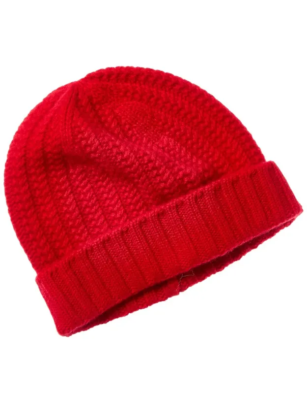 Chunky Textured Cashmere Hat