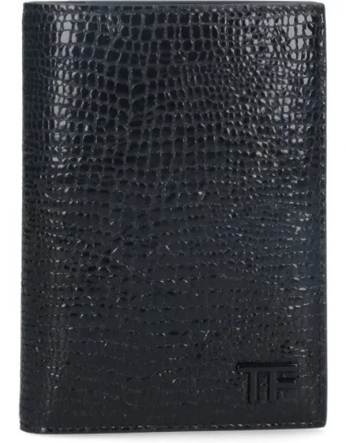 Croc Print Card Holder