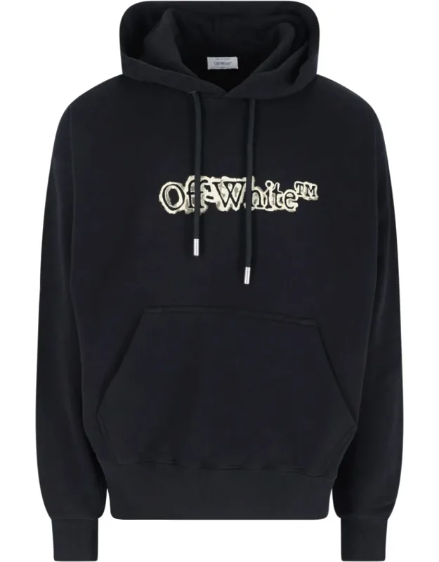 "cloudy Arrow Skate Hoodie With Drawstring Hood And Maxi Front Pocket"