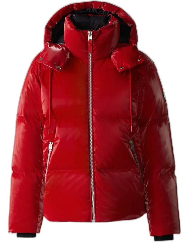 Kent-glo High-gloss Hooded Down Jacket