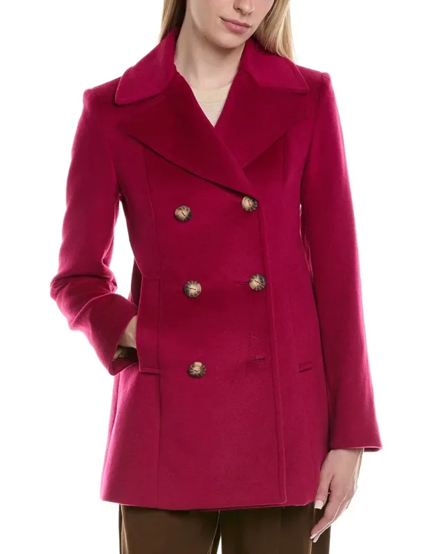 Wool-blend Coat