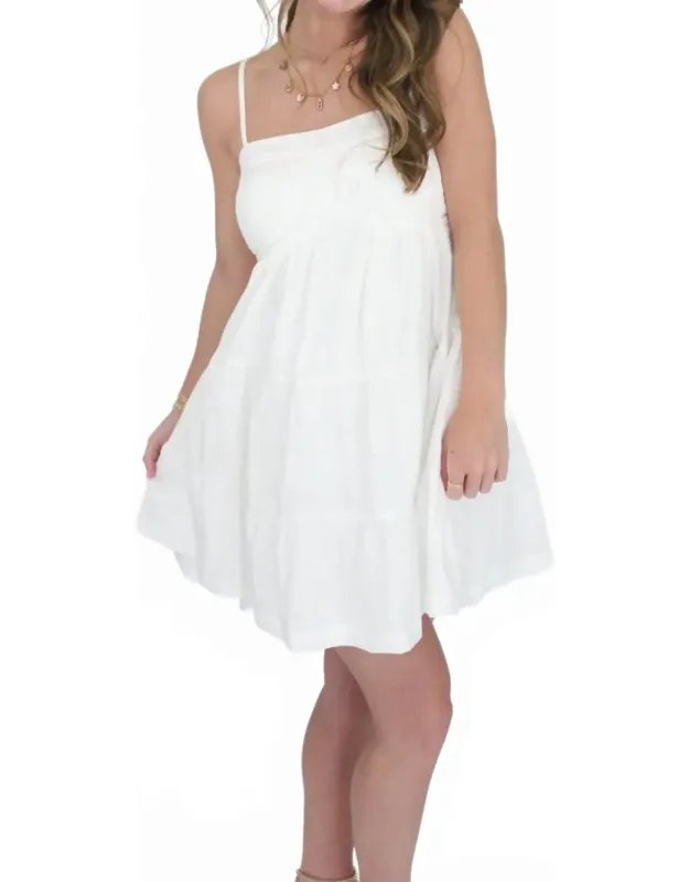 Braid-trimmed Mini Dress