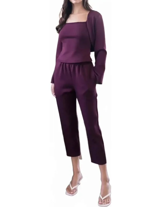 Butter Modal Waist Band Ankle Pants