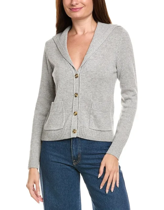 Sailor Collar Wool & Cashmere-blend Cardigan