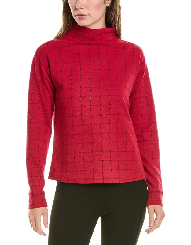 Tameron Plaid Sweater - Cozy Mock Neck Design, Soft And Comfortable