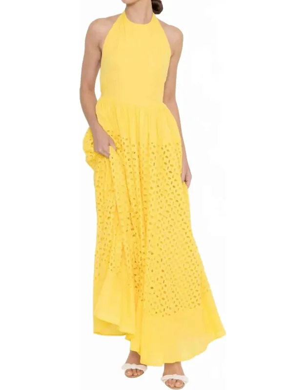 Eyelet Maxi Dress