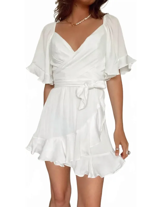 Satin Mini Dress
