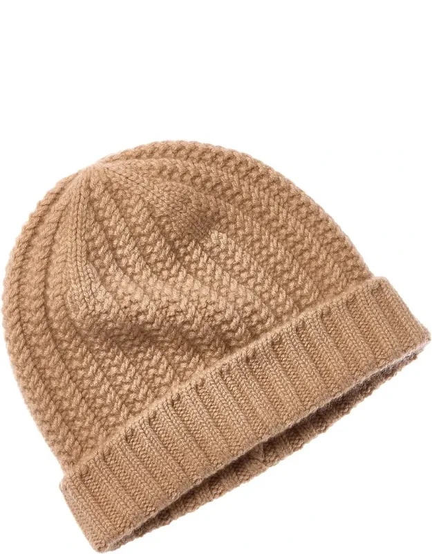 Chunky Textured Cashmere Hat