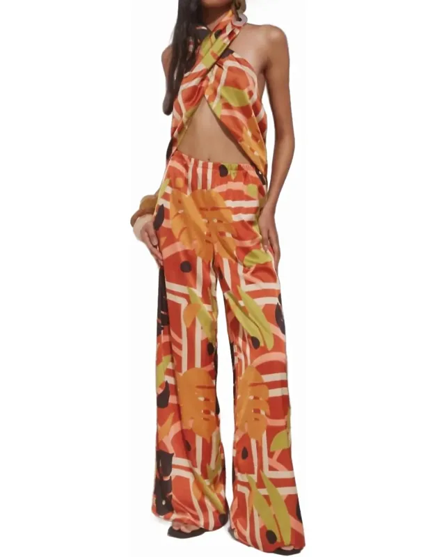 Mirage Pull-on Wide Leg Pants