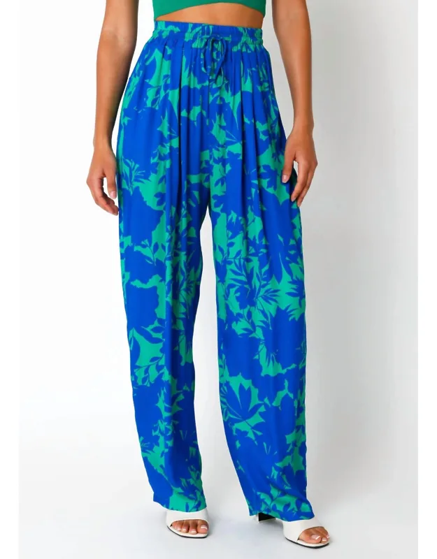 Floral Wide Leg Pants
