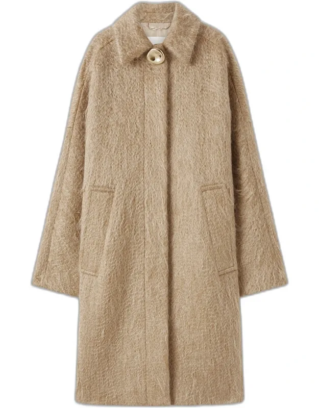 Water Weave Wool Coat