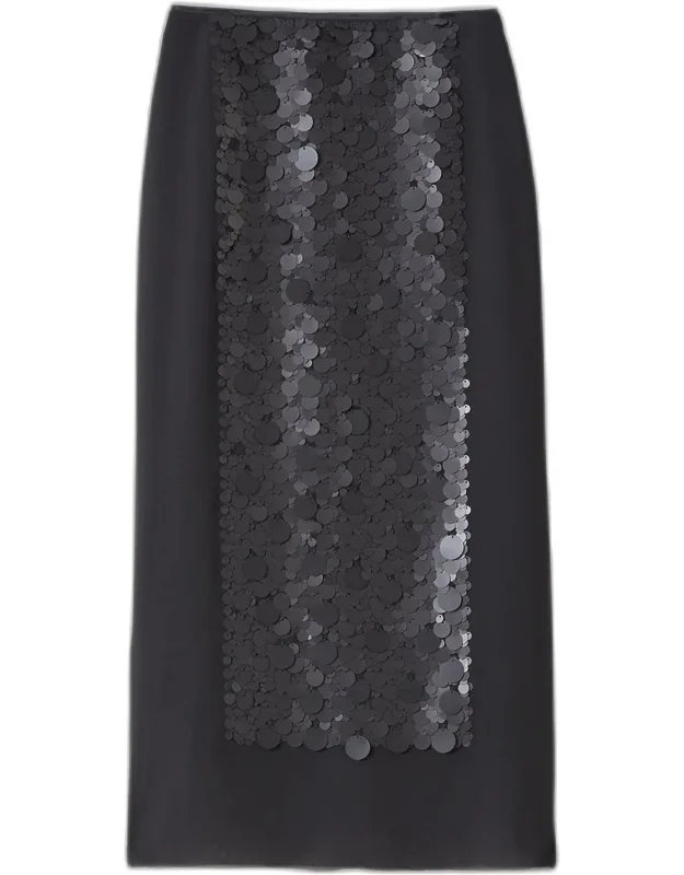 Cambo Chiffon Sequin Skirt