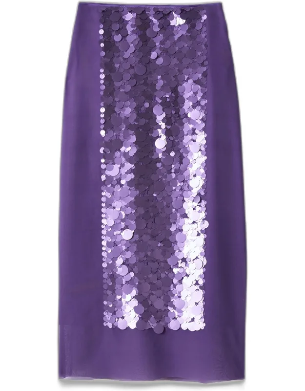 Cambo Chiffon Sequin Skirt