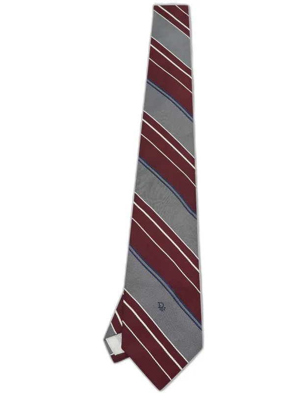 Vintage Diagonal Striped Classic Tie