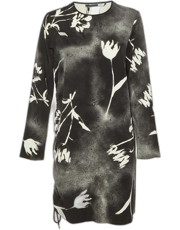 Printed Jersey Mini Dress