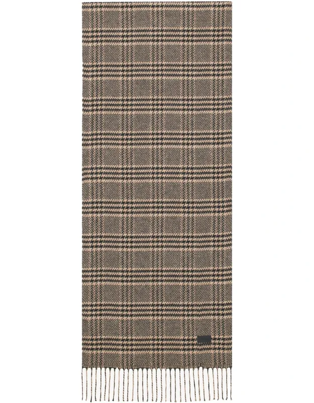 Prince Of Wales Pattern Silk Scarf