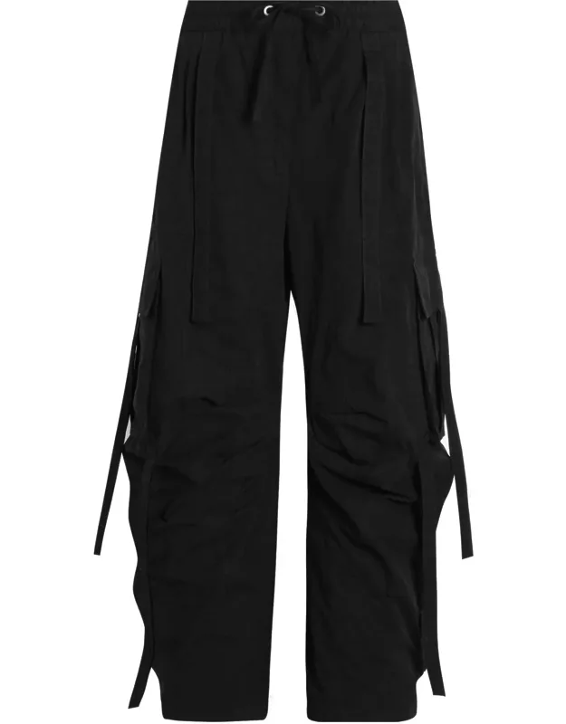 Waxed Faille Cargo Pants