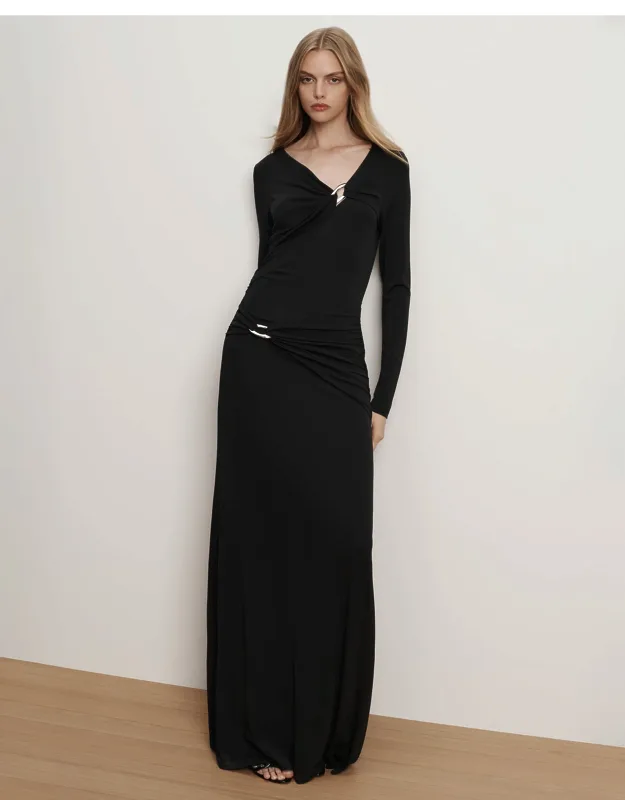 O-ring Maxi Dress