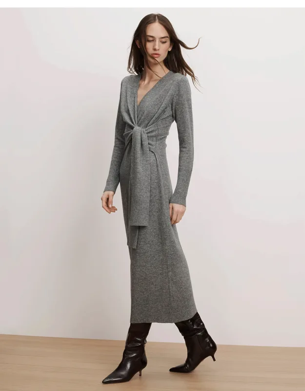 Salomez Wrap Midi Dress