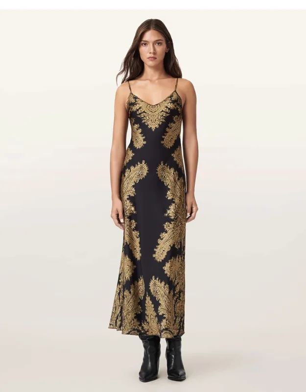 Paisley Slip Dress