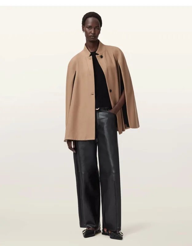 Lunis Wool Cape Coat