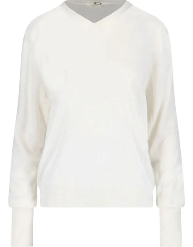 Virgin Wool And Silk Blend Sweater