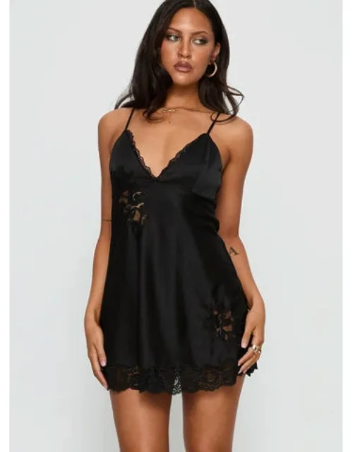 Aloura Spliced Lace Mini Dress