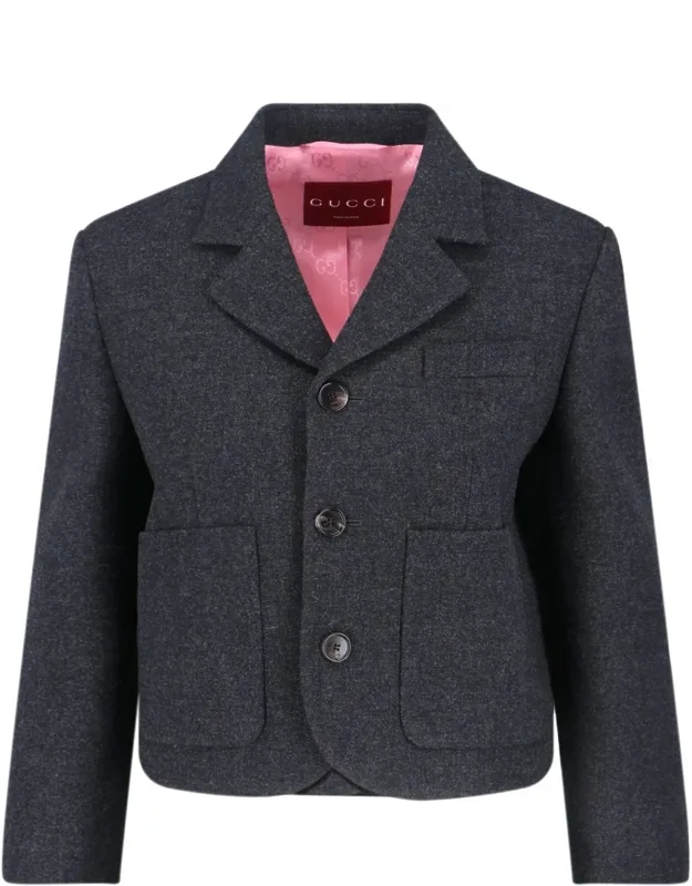Short Single-breasted Blazer