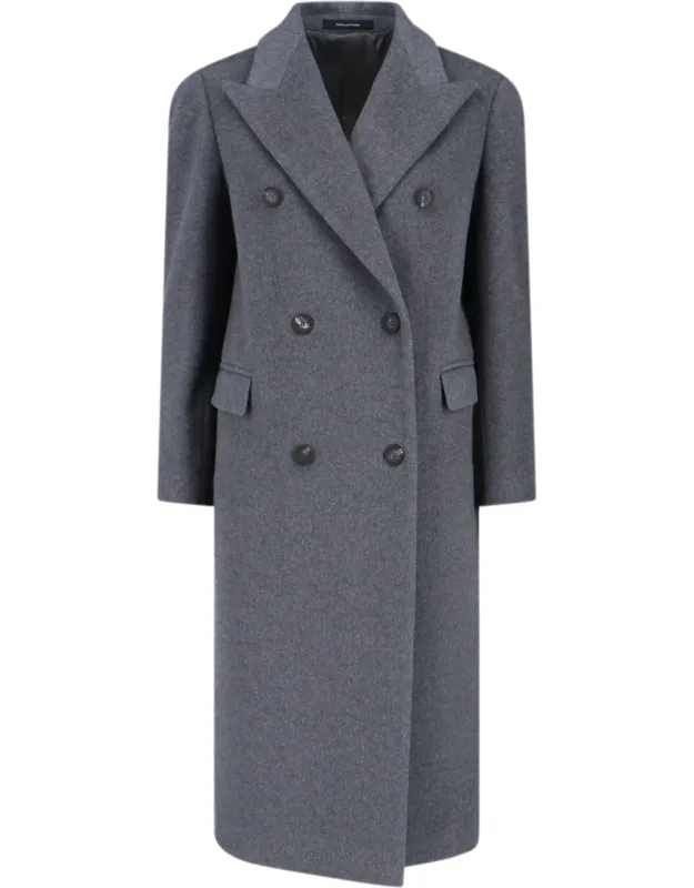 Cashmere Double-breasted Coat