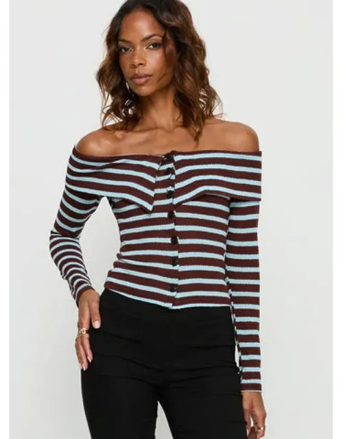 Raelena Off Shoulder Long Sleeve Top